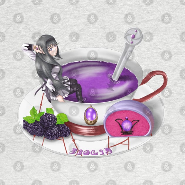 Homura in a Teacup by Antonydraws